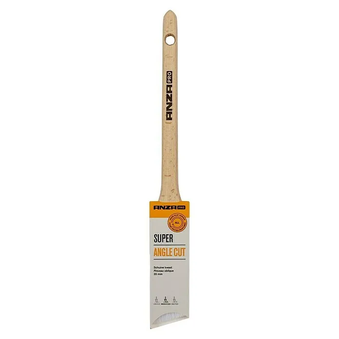 Anza Pro Platte kwast Super Angle Cut - Breedte: 1,5 ", Vorm borstelkop: Vlak