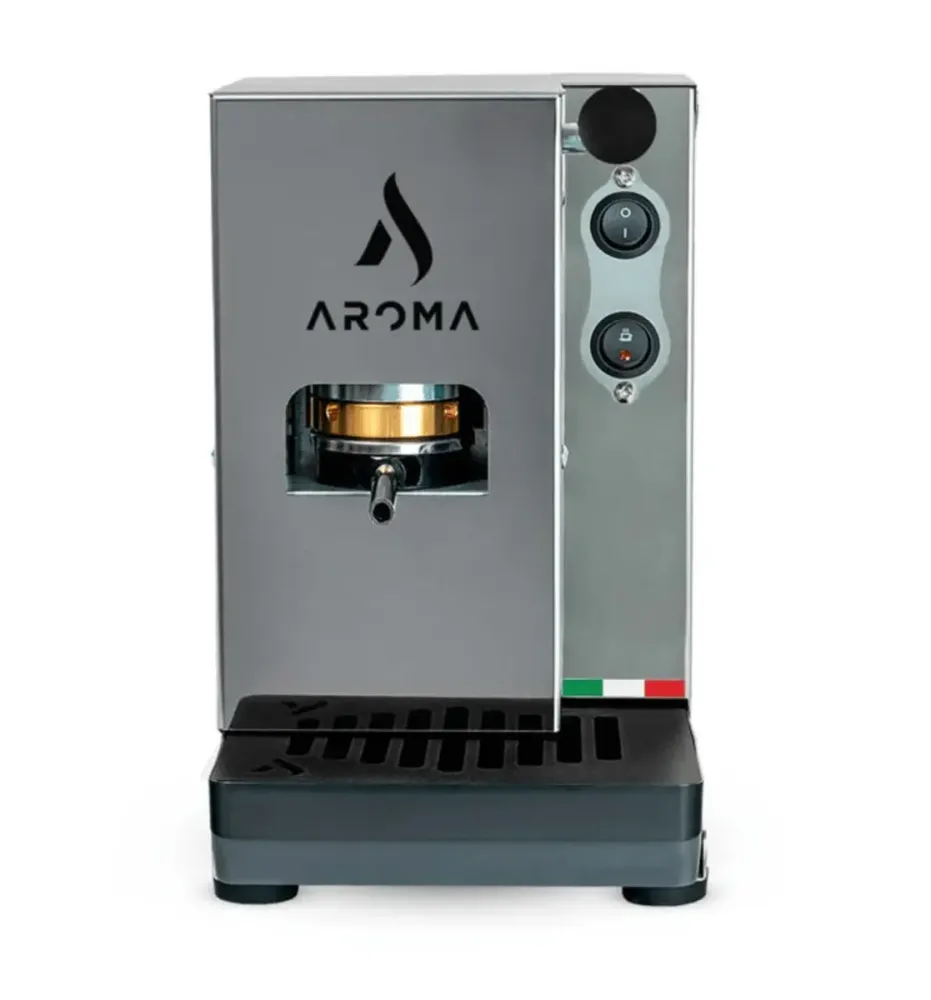 Aroma Plus Silver – Premium Italiaanse E.S.E Pod Espressomachine