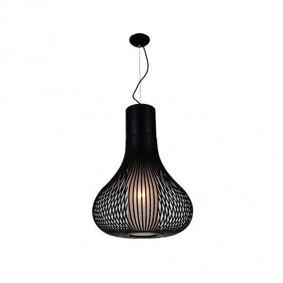 COLGANTE CHICO 40W E26 NEGRO QUOR