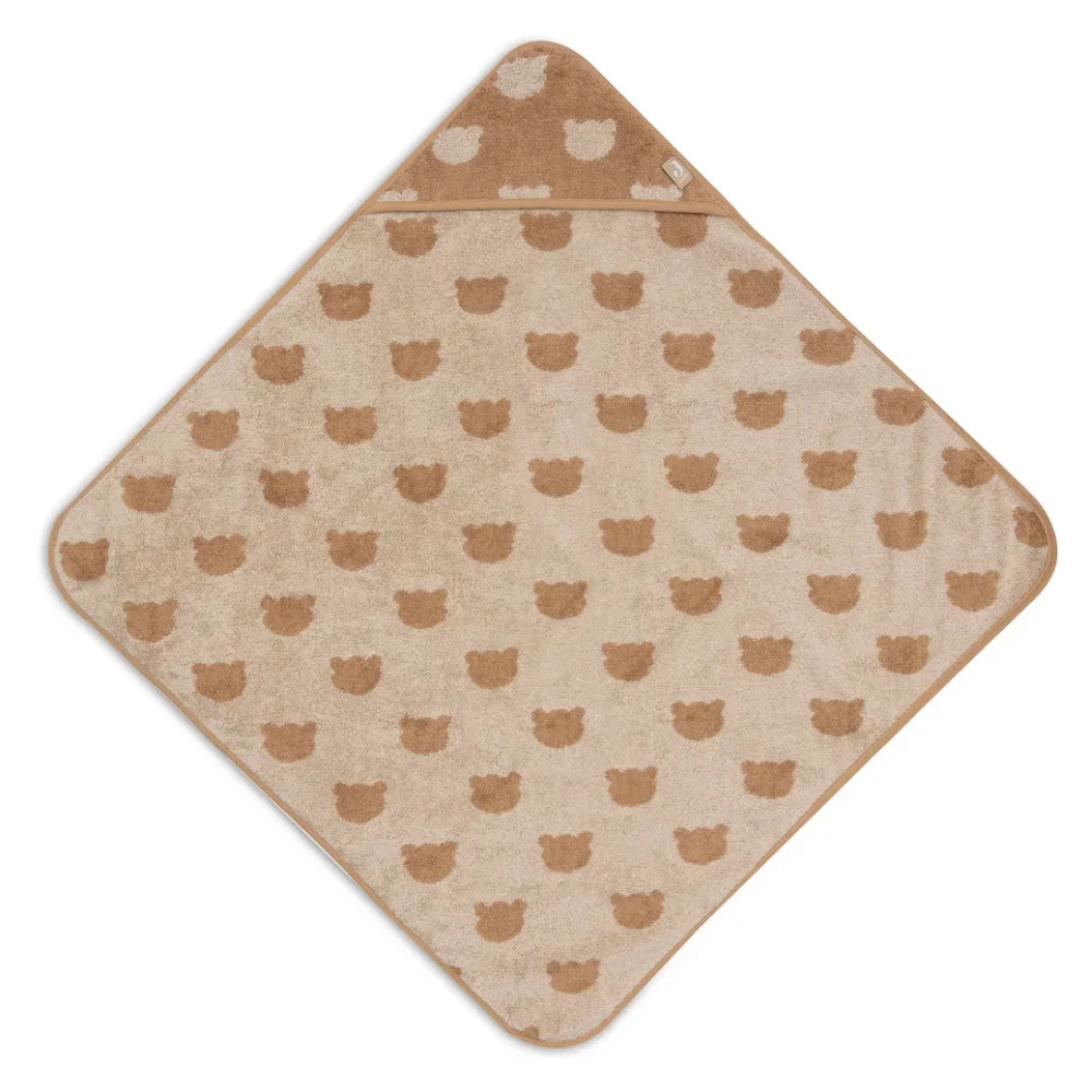 Jollein baby badcape Jacquard Biscuit