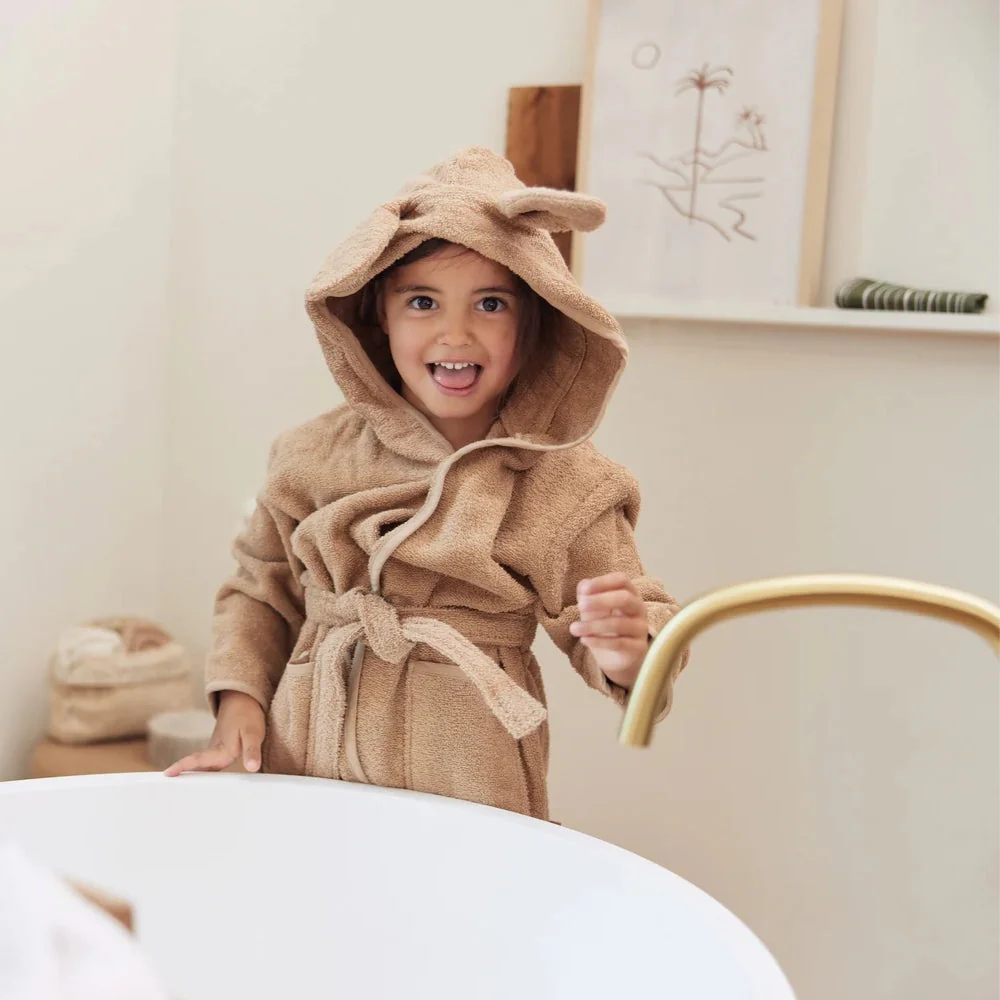 Jollein Baby badjas Biscuit Bruin