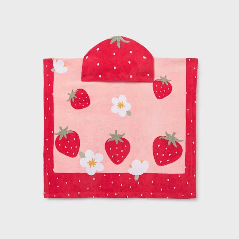 Mayoral Baby badcape Rood