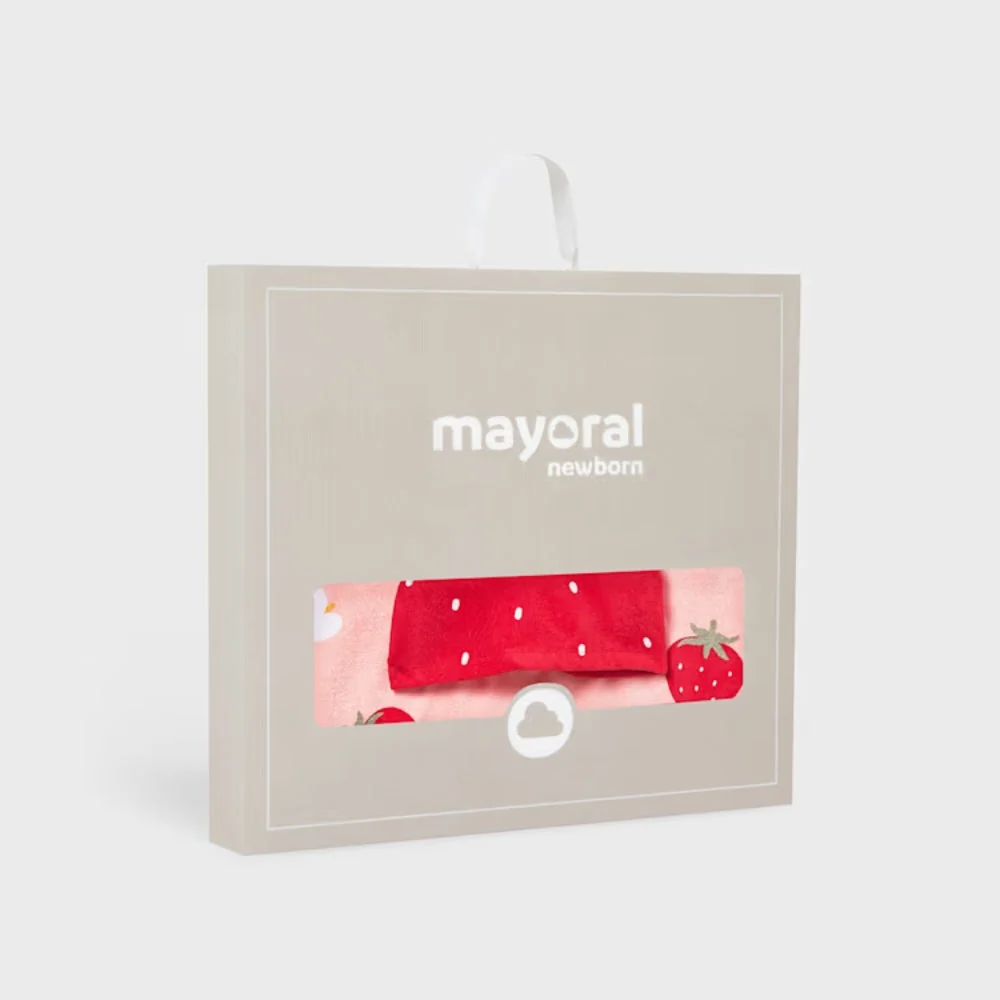 Mayoral Baby badcape Rood