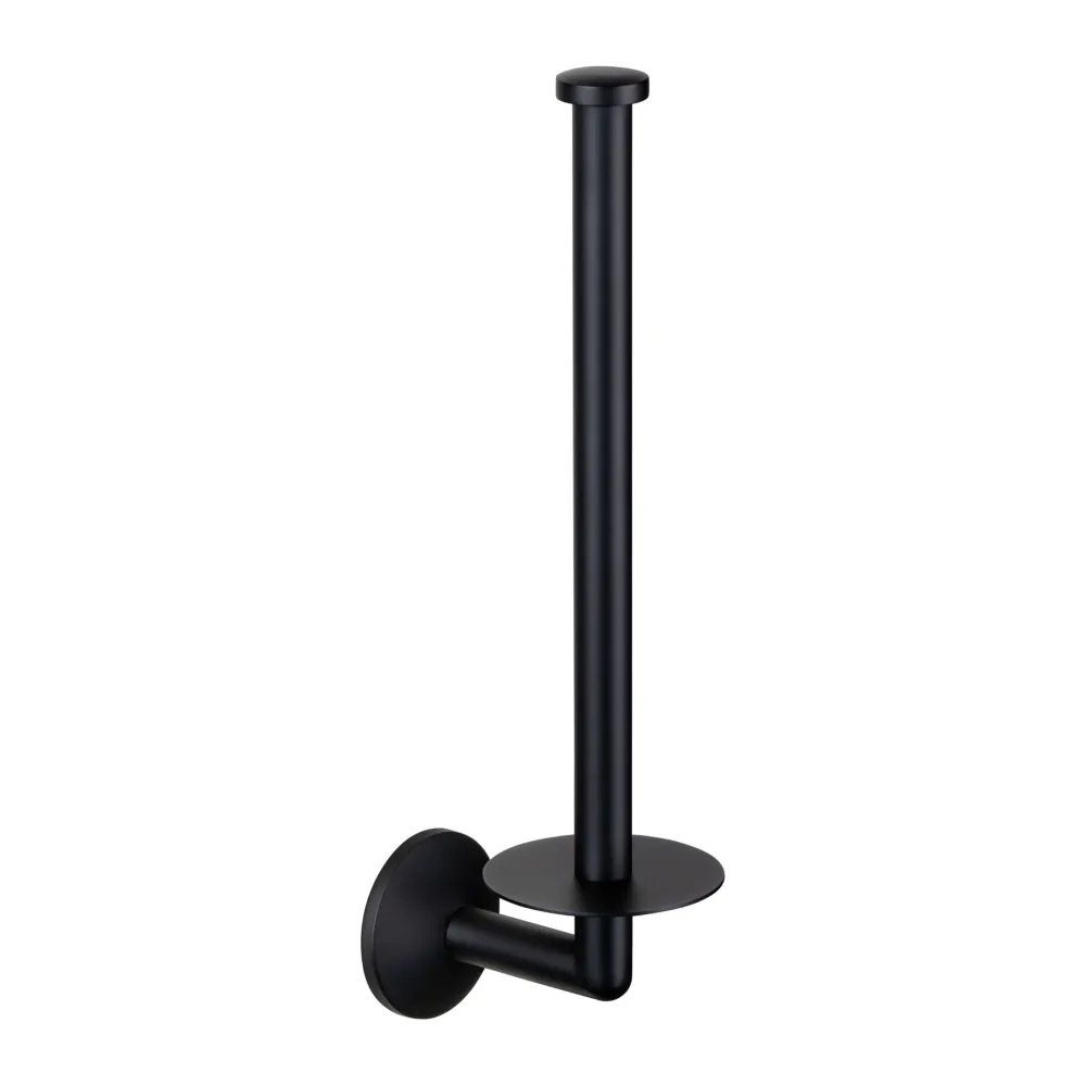 Duke-Nero dubbele reserve rolhouder mat-zwart