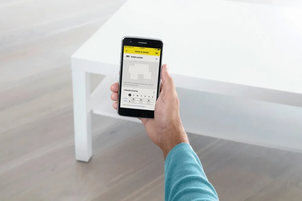 Karcher RC-3 Robot stofzuiger robotstofzuiger met app. bediening, 14,8 volt, 71 db()