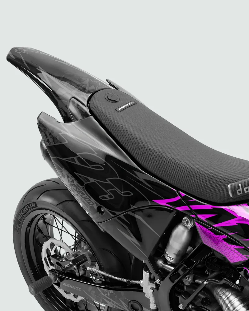 PULSAR - Semi-personaliserbare Supermotard-decoratieset - Roze