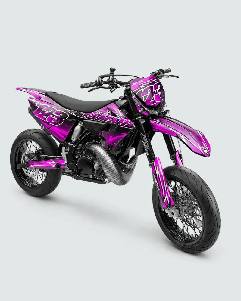 XONIX - Semi-personaliserbare Supermotard-decoratieset - Roze