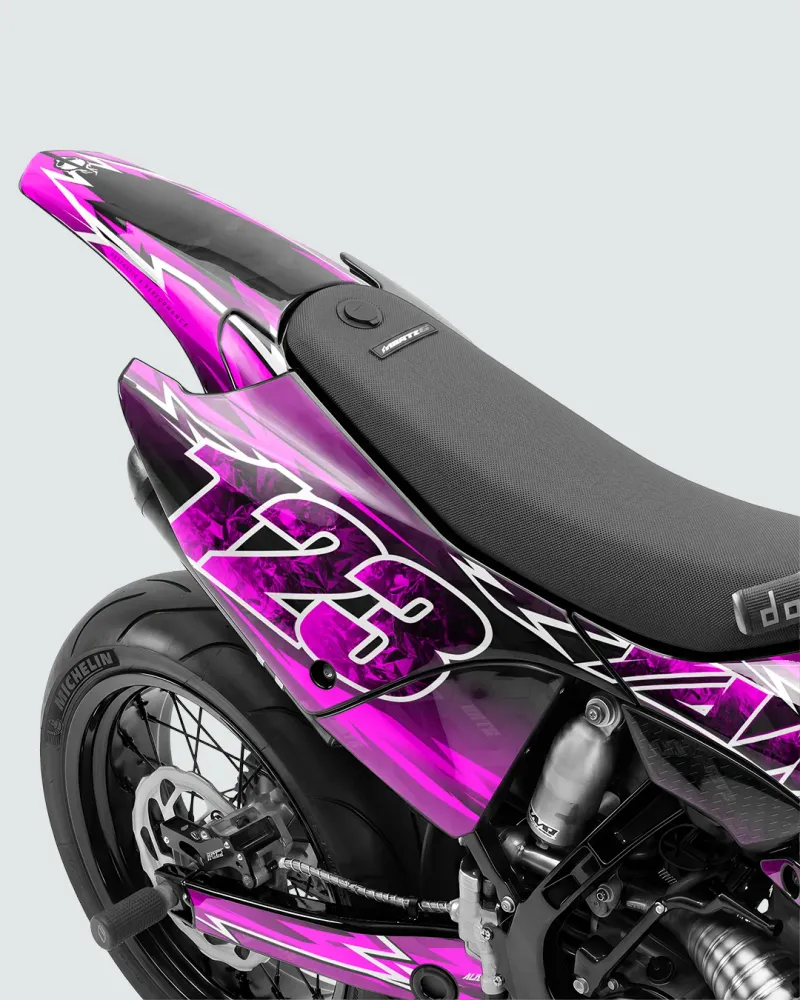 XONIX - Semi-personaliserbare Supermotard-decoratieset - Roze