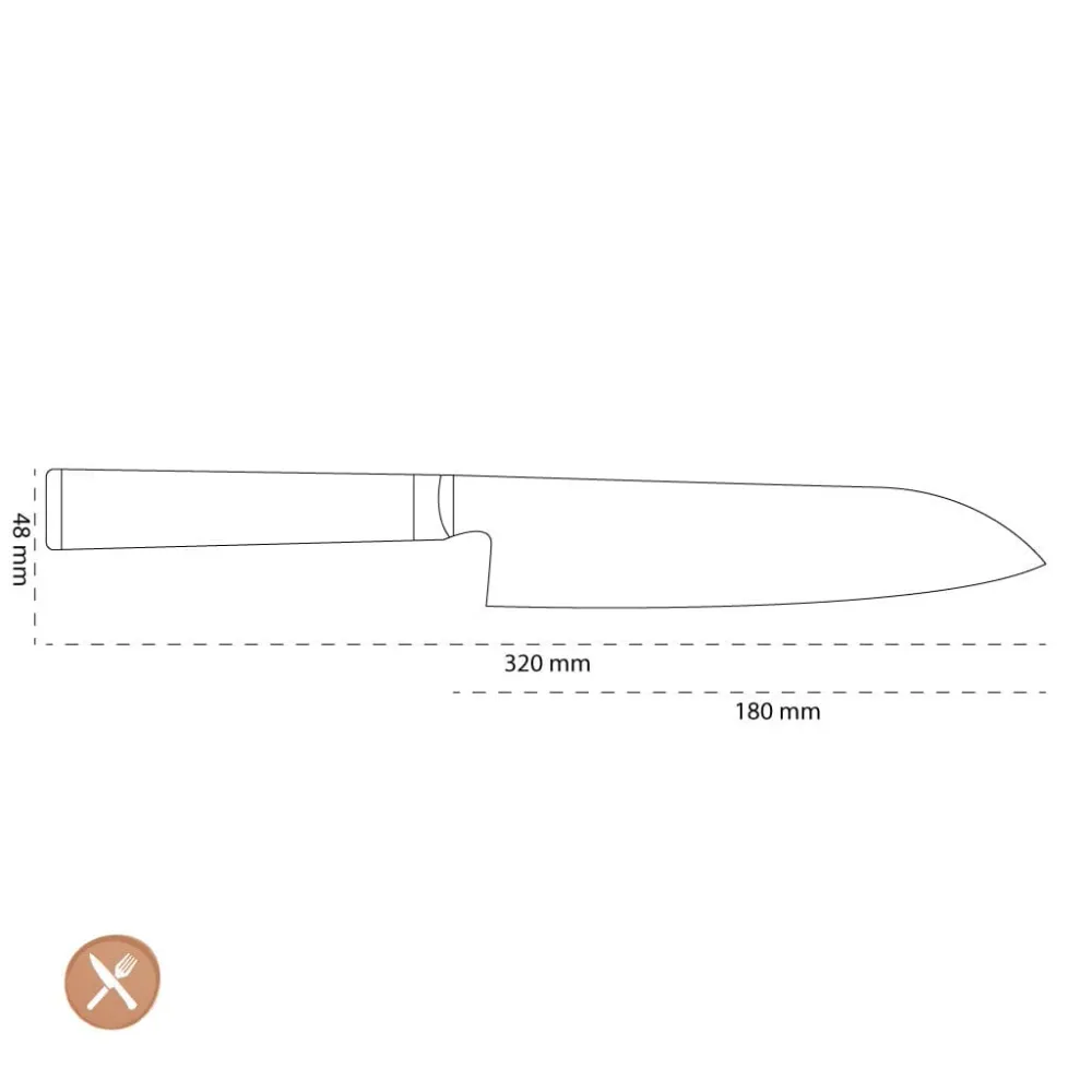 Miyabi - 5000MCD Santoku 180 mm