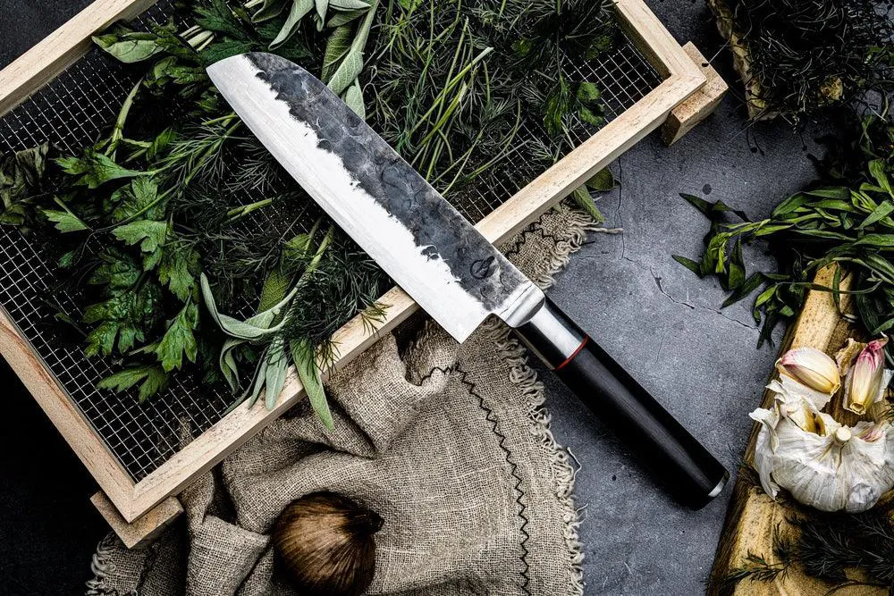 Forged Santokumes 18cm 'Sebra'