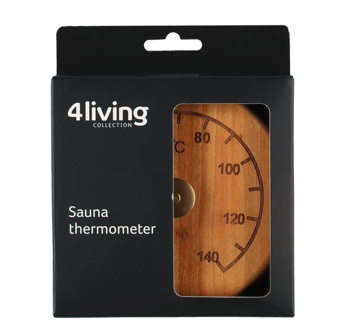 4Living sauna thermometer rond - Alder 4 Living