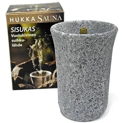 Hukka Sisukas Sauna Fountain and Essence Diffuser, Single Pillar, Minuscuul