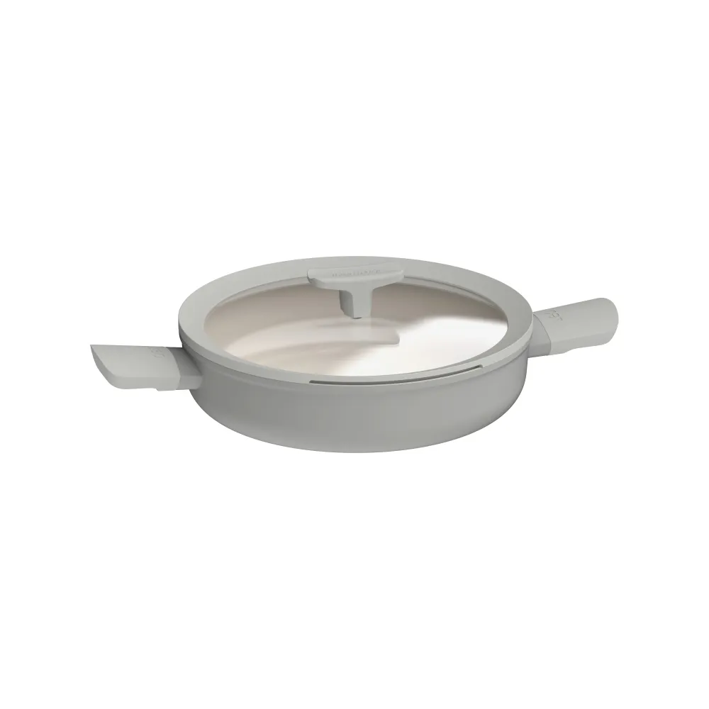 LEO Sauteerpan antikleef met dubbele handgreep en deksel Balance Moonmist - Ø 26cm