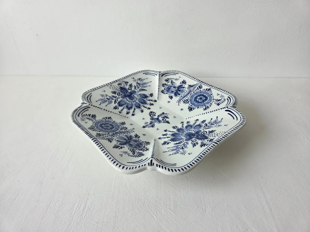 Handgeschilderde Delfts blauwe schaal 25 cm
