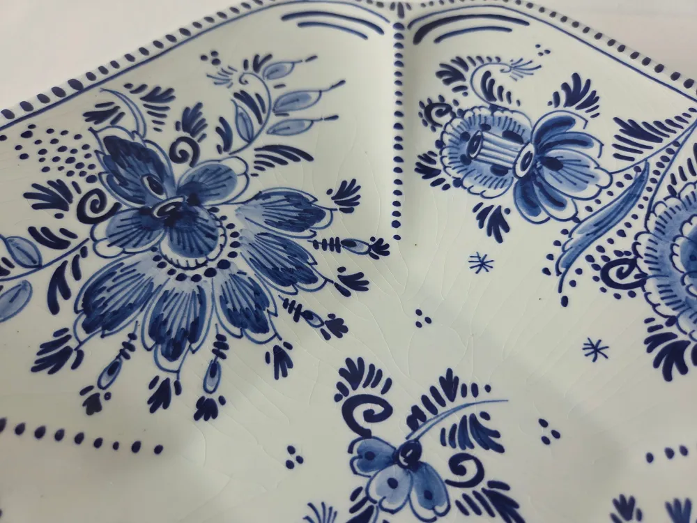 Handgeschilderde Delfts blauwe schaal 25 cm