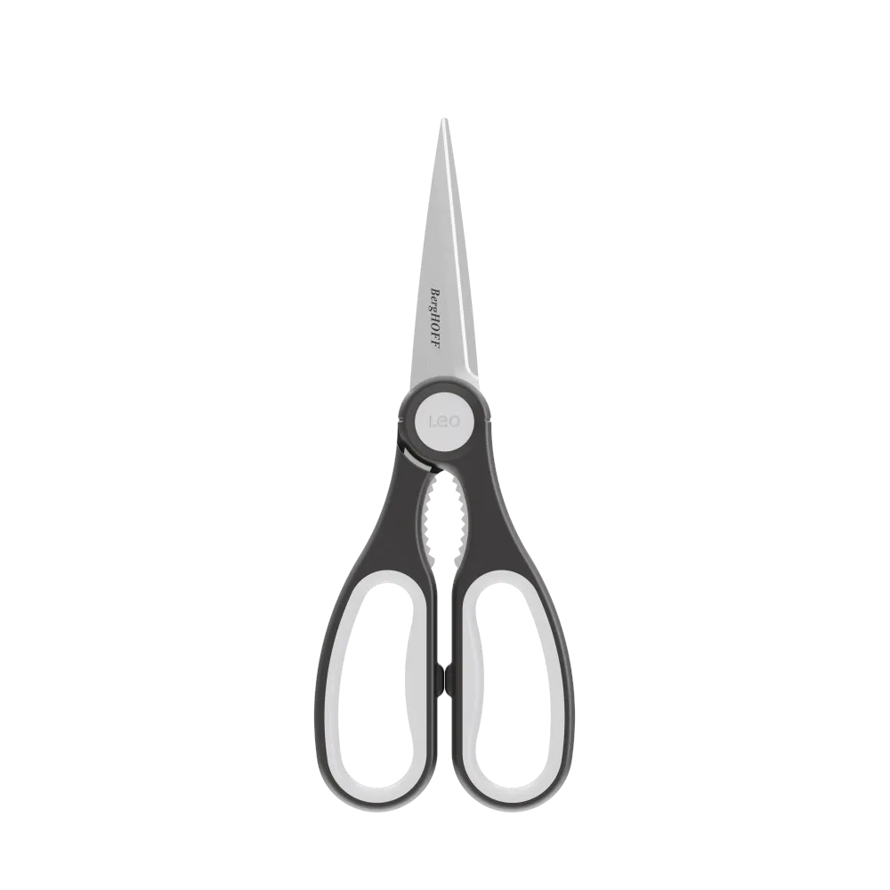 LEO Multifunctionele keukenschaar met magnetische hoes Graphite 23cm