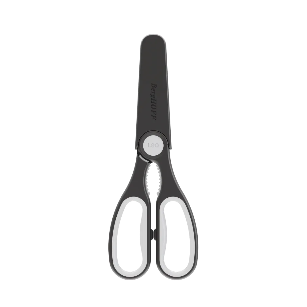 LEO Multifunctionele keukenschaar met magnetische hoes Graphite 23cm