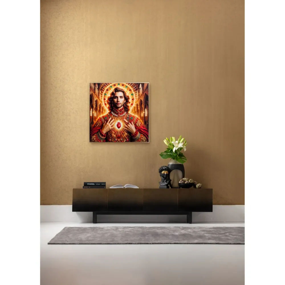 Kare Design Schilderij Saint man 100x100cm