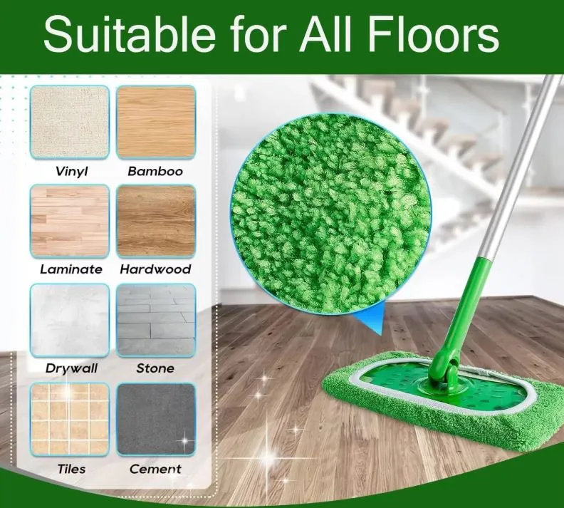 EcoMop™ | Herbruikbare Vloerpads 2+2 gratis