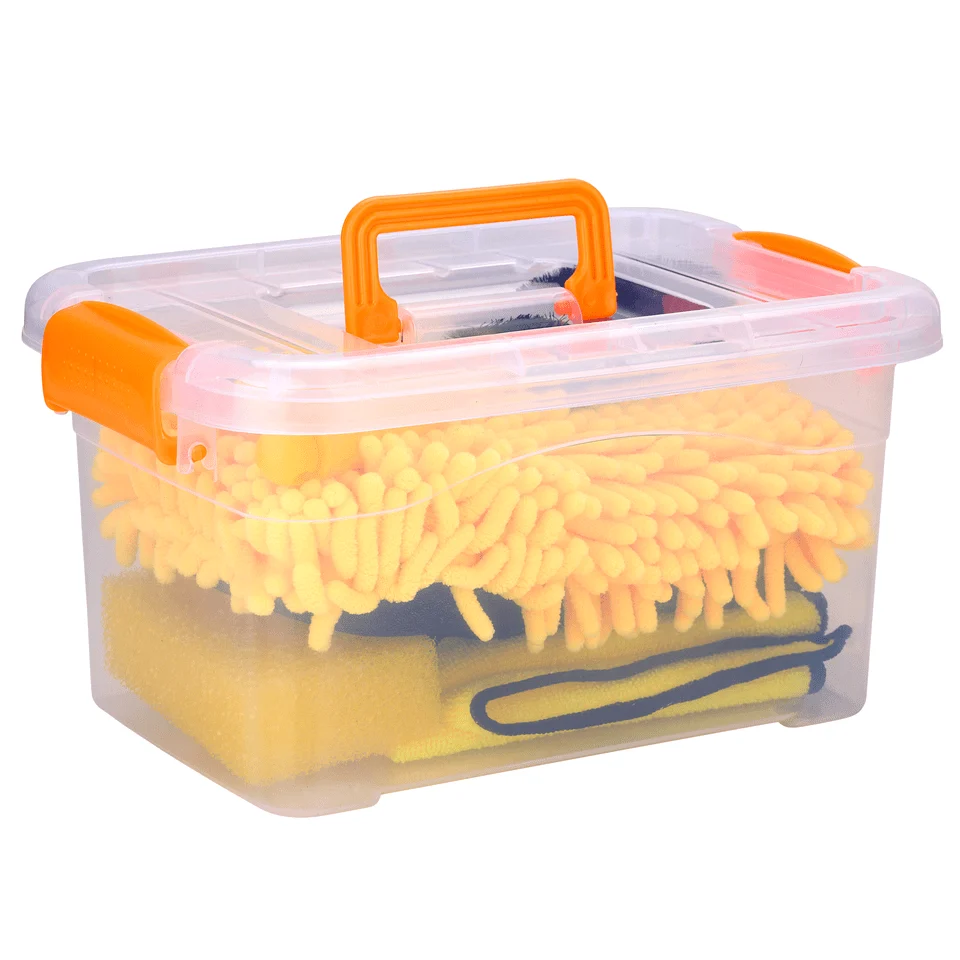Dunlop - Auto Schoonmaakset – 6 Stuks – Complete Set voor Interieur & Exterieur