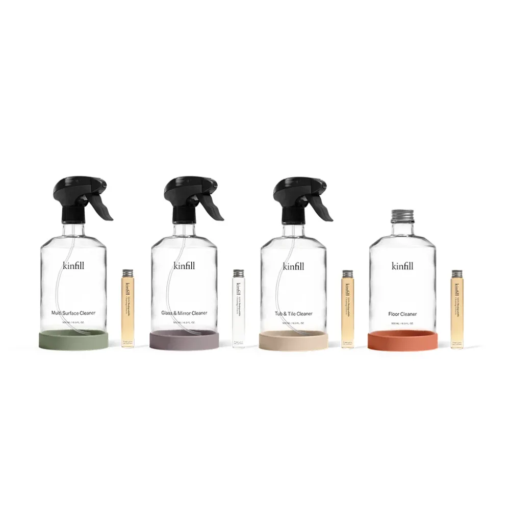 Full House Starter Kit - set van 4 schoonmaakmiddelen Kinfill