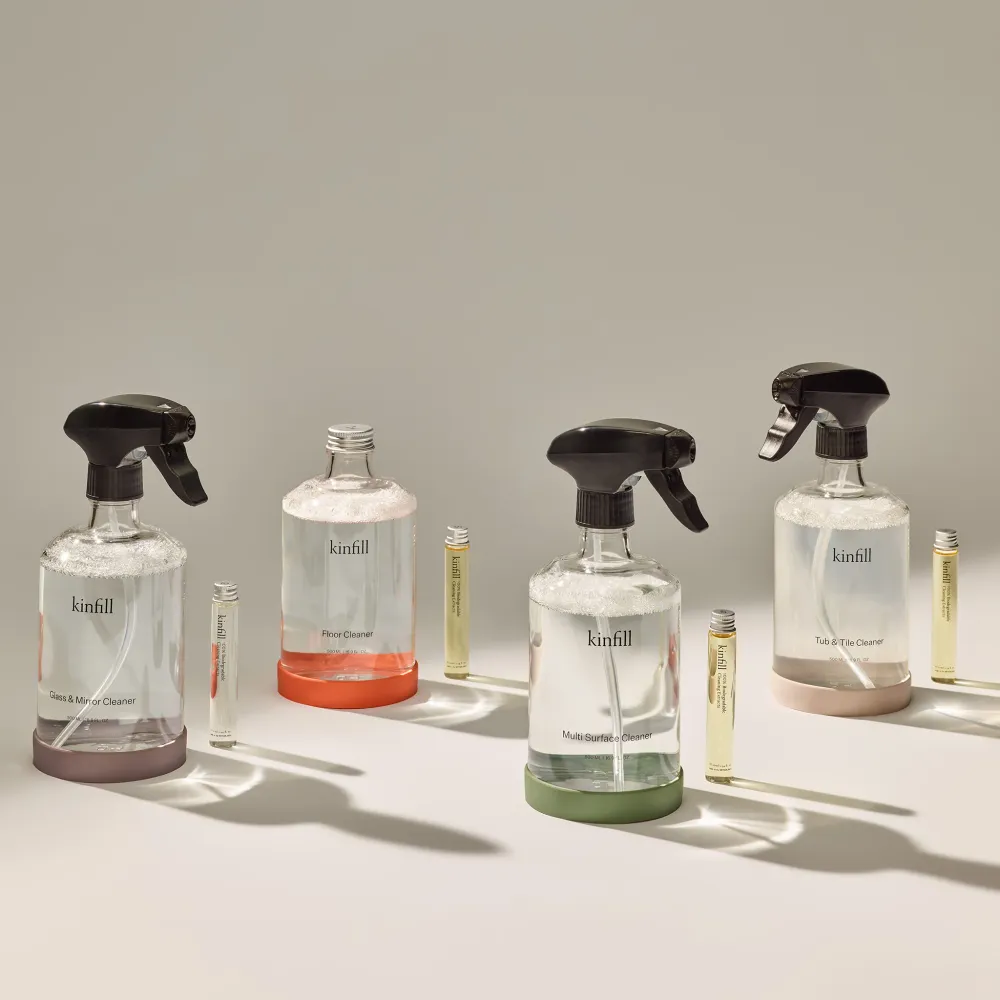 Full House Starter Kit - set van 4 schoonmaakmiddelen Kinfill