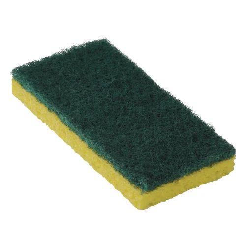 Americo Resort Cut Scrub Sponge Medium Duty 6.25x3.18 Green/yellow 40/Case Americo®