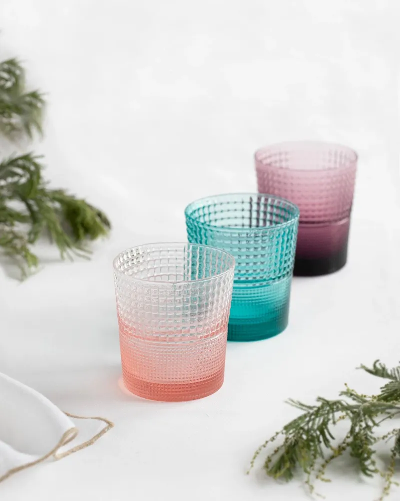 Set van 6 glazen + Pikes Colours kan IVV