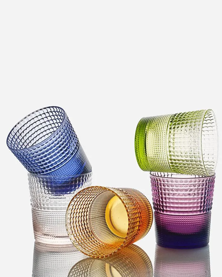 Set van 6 glazen + Pikes Colours kan IVV
