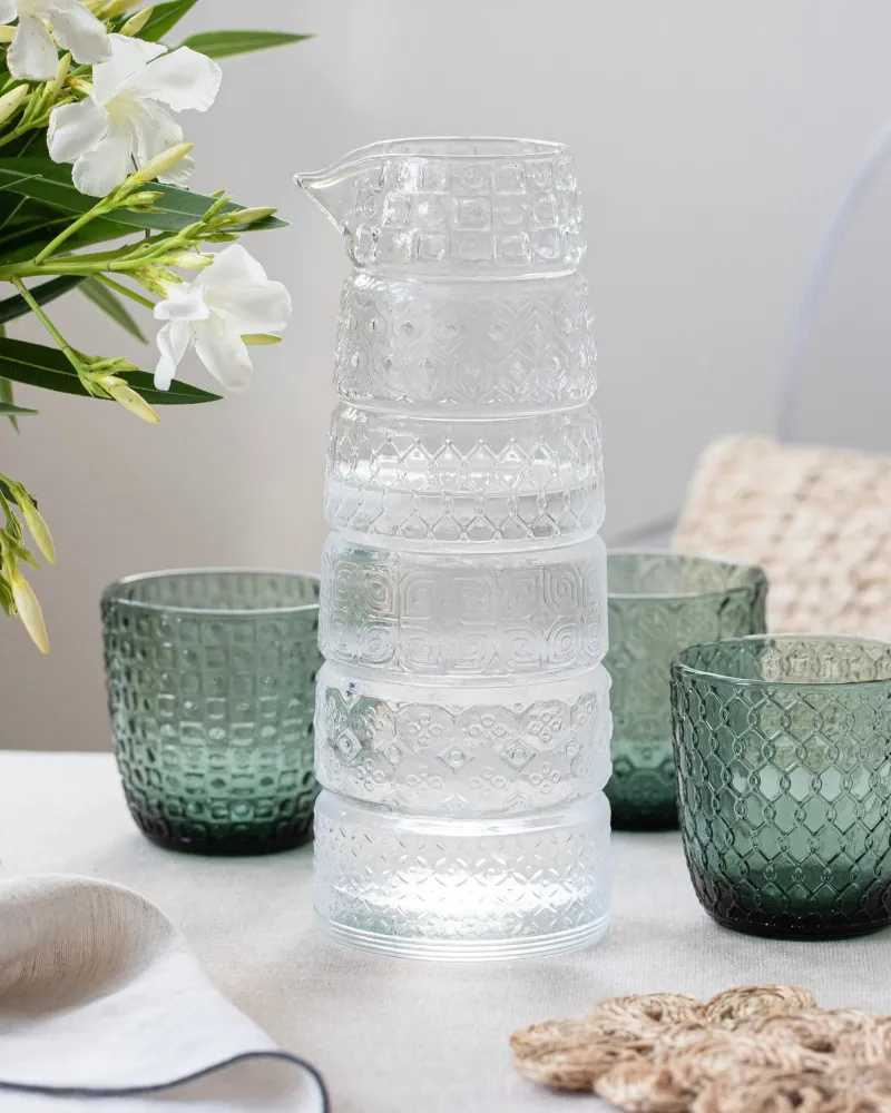 Set van 6 Textures Olive+ Clear kan IVV