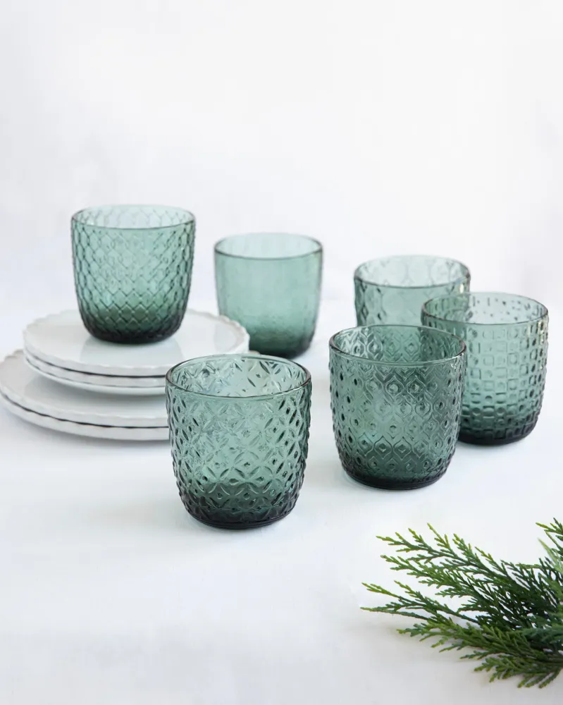 Set van 6 Textures Olive+ Clear kan IVV