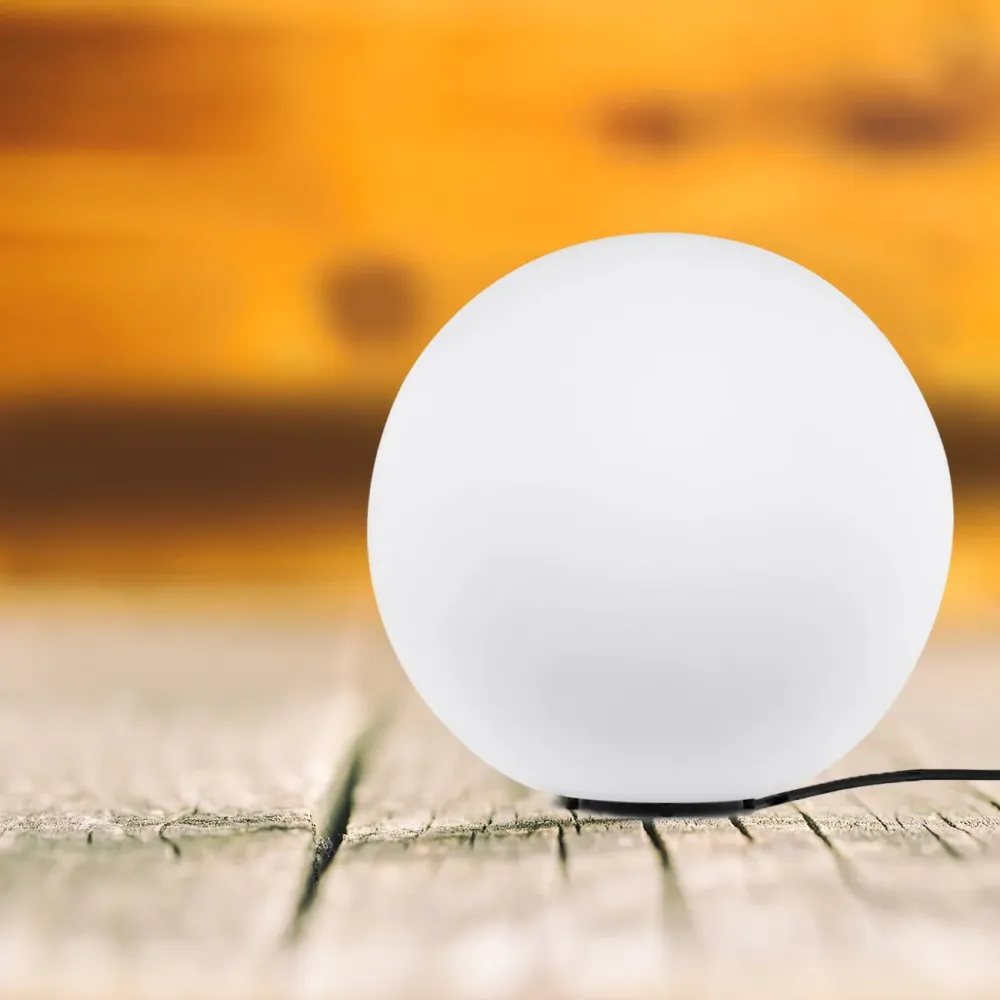 Ylumen buitenlamp Globe - 1 lichts - 40 x 40 cm - wit