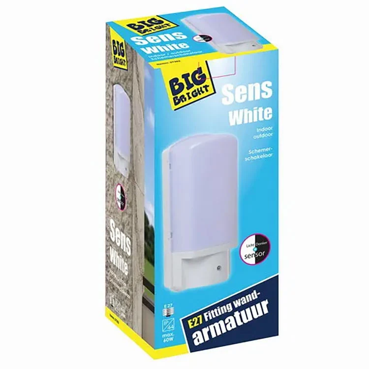Ylumen buitenlamp Sens - 1 lichts - 11.5 x 26.5 cm - wit