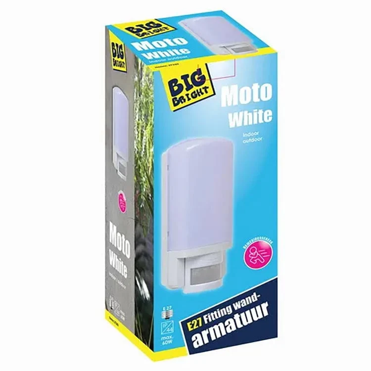 Ylumen buitenlamp Sens - 1 lichts - 11.5 x 26.5 cm - wit