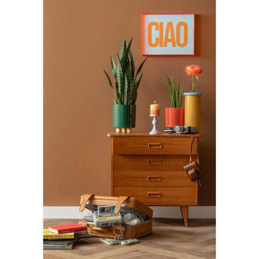 Present Time wanddecoratie Ciao Large - oranje - 3x41x31cm