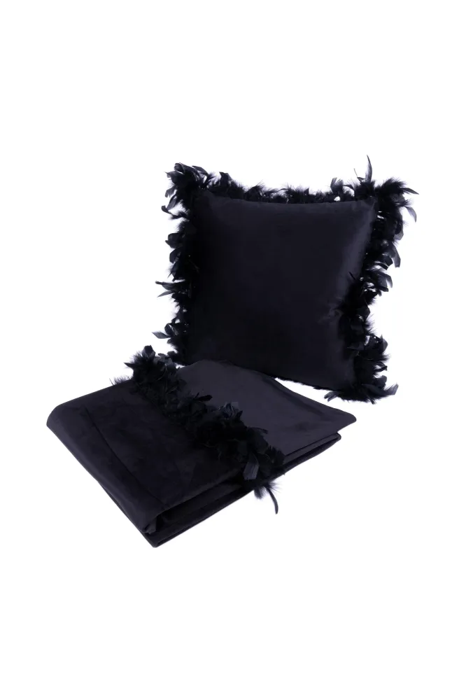 Set van deken en Sierkussen Palmira Kayoom
