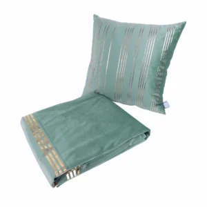 Set van deken en Sierkussen Stripe Kayoom