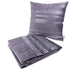 Set van deken en Sierkussen Stripe Kayoom