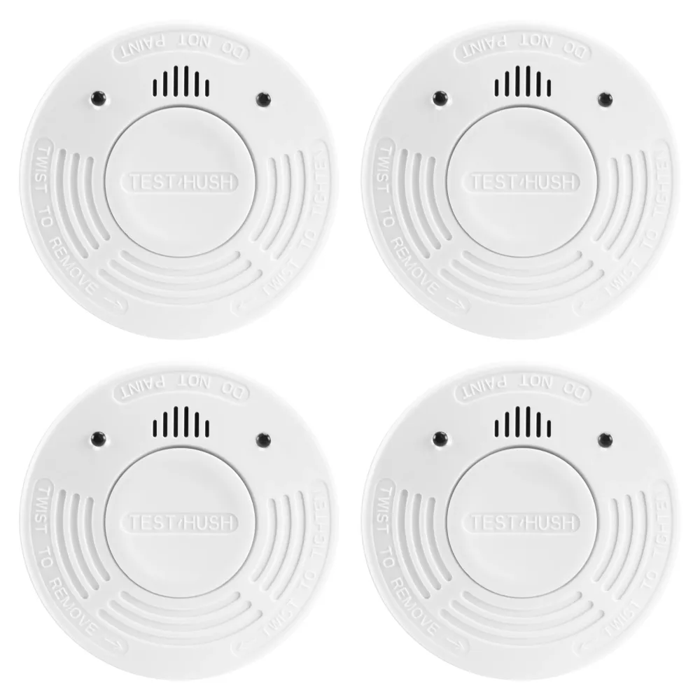 Alecto SA-110 QUAD - Rookmelder met 10 jaar sensor en batterij, 4 pack