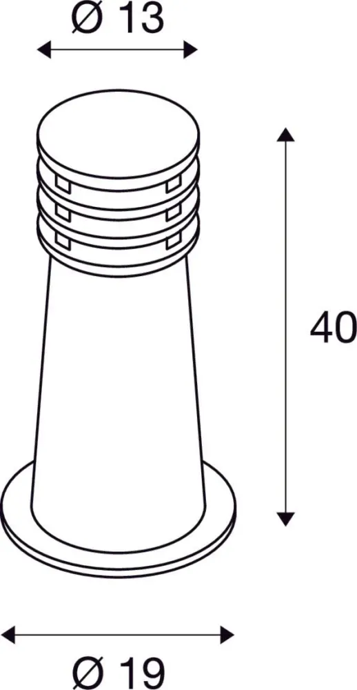 SLV Buitenlamp RUSTY ® 40 IP55 Roest Set van 3