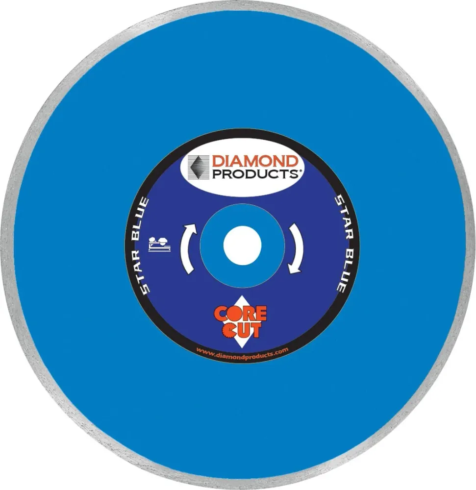 Star Zeeblauw Continuous Rim Tile Diamond Blades 8