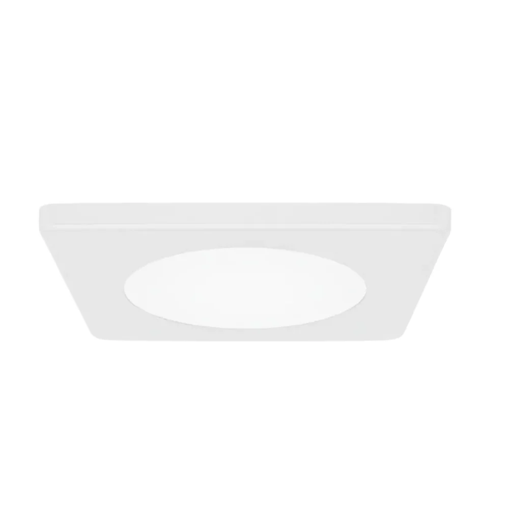 SOLALED DOWNLIGHT CUADRADO SQUARE 9W. 127V. 6500 K SOBRE PONER-EMPOTRAR BLANCO *** SIN TIEMPO DE ENTREGA *** SOLA BASIC