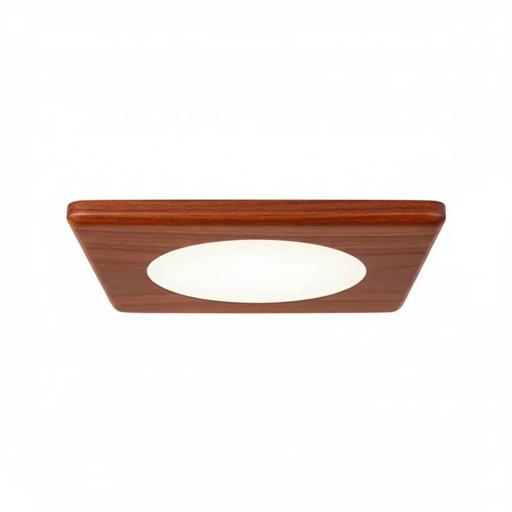 SOLALED DOWNLIGHT CUADRADO SQUARE 9W. 127V. 6500 K SOBRE PONER-EMPOTRAR CAOBA *** SIN TIEMPO DE ENTREGA *** SOLA BASIC