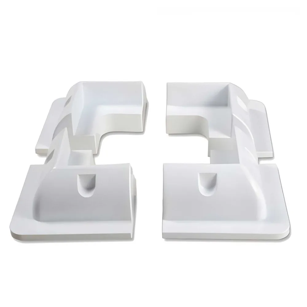 ABS hoeksteunen wit (Set van 4) Faraday Energy