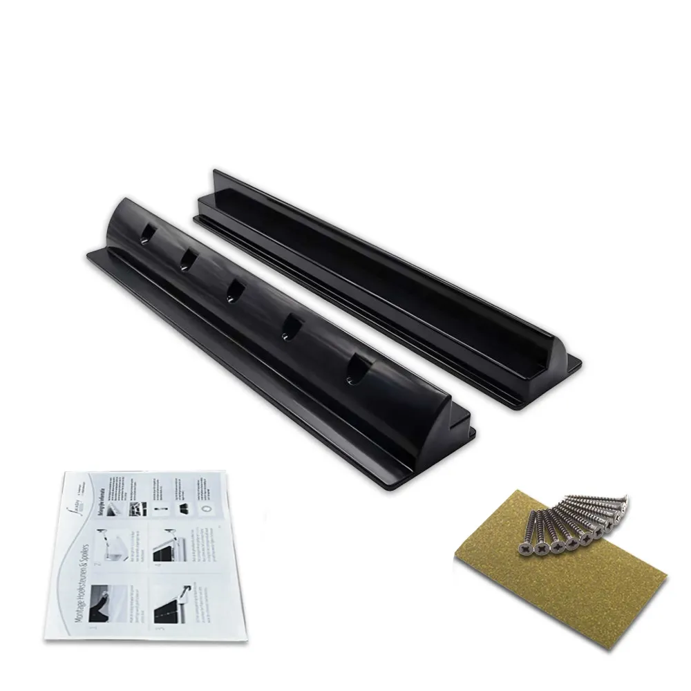 ABS spoiler 55 cm zwart (Set van 2) Faraday Energy