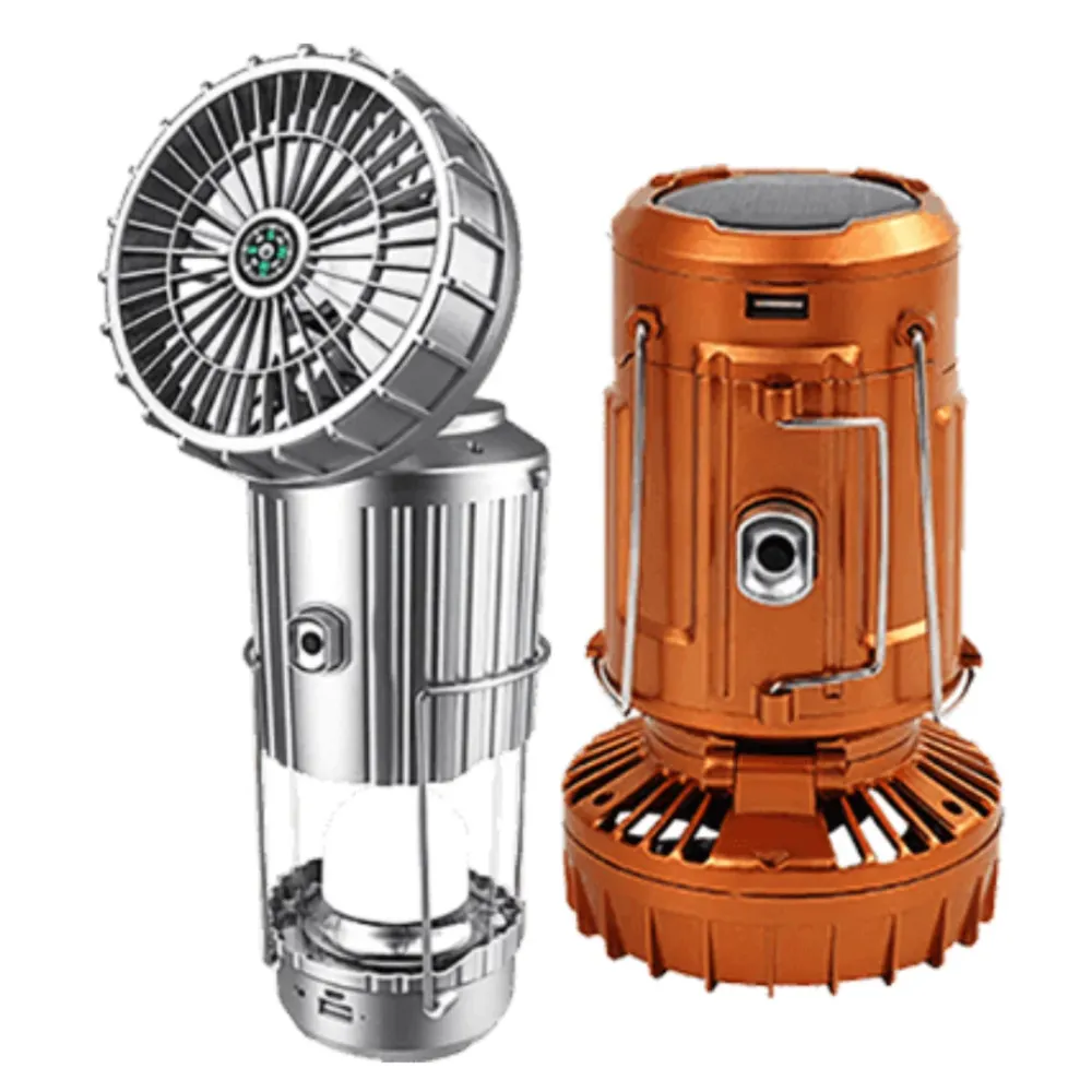 SolarBreeze Pro | LED Noodlamp met Solar Opladen, Ventilator & Powerbank Finest Luxe