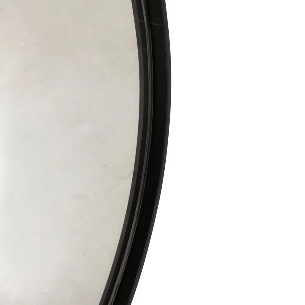Ovalen Zwarte Spiegel - 140×50cm