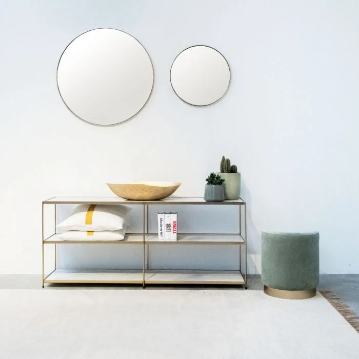 Spiegel goud Céleste - 80 cm