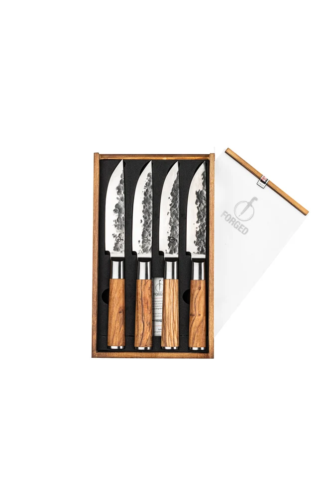 Forged Olive Steakmessen XXL