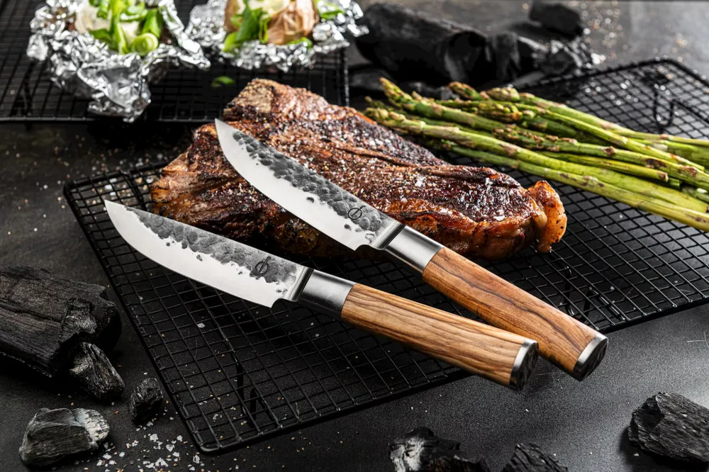 Forged Olive Steakmessen XXL